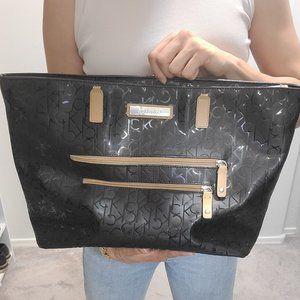 Large Embossed Calvin Klein Tote WITHOUT straps